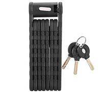 HUSHUI Lucchetto Antifurto per Bicicletta per Moto Lucchetto di Sicurezza Pieghevole Durevole per Motocicli Scooter Biciclette Metallo 16,5 Cm