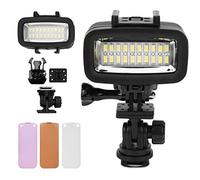 HUSHUI Luce LED Subacquea Piccola Luce di Riempimento per Fotocamera Subacquea Impermeabile 5500K per Uso Fotografico e Video ABS 1 unità