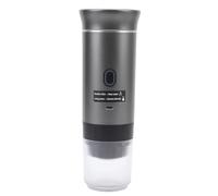 HUSHUI Macchina per caffè a Capsule Portatile Macchina per caffè Macinato Completamente Automatica Compatta Ed Efficiente per Viaggi e Uso Esterno 120ML (Grigio)