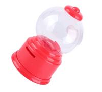 HUSHUI Macchina per Caramelle Portatile per Bambini, Mini Dispenser per Caramelle Gommose in Robusto ABS, Snack Divertente e Vasetto Salva-gomme per Bambini, Regalo di Compleanno Perfetto (Rossa)
