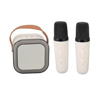 HUSHUI Macchina per Karaoke Portatile con Bluetooth Wireless e Suono Chiaro per Feste Karaoke in Casa e All'aperto