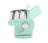 HUSHUI Macchina per la Pasta Pressa per Noodle Durevole in Acciaio Inossidabile per la Domestica Cottura Manuale Facile (Ventosa 2 Coltelli)