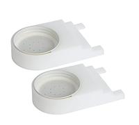 HUSHUI Mangiatoia per Api per Un'alimentazione Facile, Mangiatoia per Acqua e Zucchero in Plastica Resistente per Apicoltura, 2 Pezzi, Dimensioni 5,5x3,1x1,1 Pollici