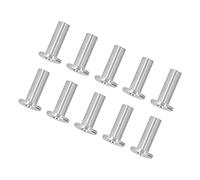 HUSHUI Manicotti Protettivi Durevoli in Acciaio Inossidabile Hardware per Ringhiere per Cavi Anti-fatica per Installazione su Pali in Legno 10 unità (1/8)