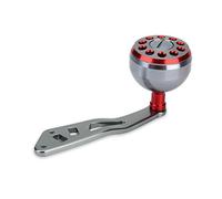 HUSHUI Maniglia per Mulinello in Metallo Resistente per Mulinello da Pesca Abu Baitcast, Costruzione Solida, Facile da Installare, 1 Pezzo, Disponibile in 3 Colori (rosso pistola)
