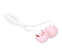 HUSHUI Massaggiatore a Rullo per il Viso per la Cura della Pelle, il Design Doppio Sferico Migliora L'effetto del Massaggio, Ideale per il Contorno del Viso e la Riduzione del Gonfiore, Compatto e
