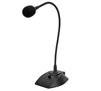 HUSHUI Microfono a Condensatore a Collo D'oca Cablato USB con Design Regolabile per Uso in Conferenze Desktop, Struttura in Metallo, Alta sensibilità, Prestazioni Stabili