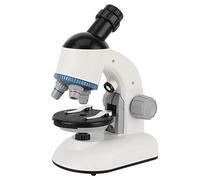 HUSHUI Microscopio per Bambini 40X-1200X Strumento Educativo Multifunzionale per Giovani Scienziati e Principianti (Bianca)