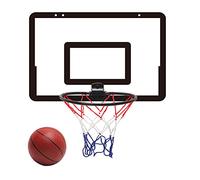 HUSHUI Mini Canestro da Basket per Interni, Design Portatile e Senza Pugni, Ottimo per Bambini e Adulti, Materiale in PVC, 1 unità per Divertimento Al Chiuso