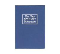 HUSHUI Mini Cassaforte con Serratura e Chiavi, Mascherata da Libro per Conservare Gioielli e Contanti in Ufficio, in Carta Ruvida e Acciaio Inossidabile, Ed Elegante (miniblu)