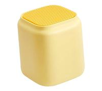 HUSHUI Mini Cestino per Rifiuti da Tavolo, Elegante Cestino per Rifiuti con Coperchio per Ufficio, Camera da Letto, Studio, Ecologico, PP 265 G (Gialla)