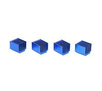 HUSHUI Mini Dissipatore di Calore Set da 4 per Driver Motore Passo-passo TMC2100 TMC2208 - Alluminio Resistente per Un'efficiente Dissipazione del Calore