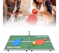 HUSHUI Mini Gioco da Pong Portatile con Racchette e Rete, Perfetto per il Divertimento di Genitori e Figli a Casa