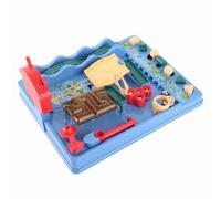 HUSHUI Mini Gioco da Tavolo Labirinto Portatile per Parco Acquatico per Tutte Le età - Giocattolo Labirinto Dinamico Che Migliora la Coordinazione Occhio-Mano - Design Sicuro Ed Ecologico