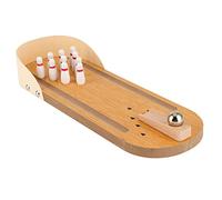 HUSHUI Mini Gioco Interattivo per Bambini e Famiglie, Giocattolo da Bowling in Legno: Aiuta a Migliorare la Coordinazione e Le capacità Logiche ((Mini Bowling))