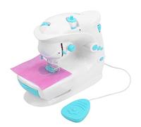 HUSHUI Mini Macchina da Cucire Elettrica per Bambini, Design Giocattolo Compatto, Migliora la creatività e la Coordinazione per le Ragazze, Realizzata in Materiale ABS Sicuro (macchina da cucire