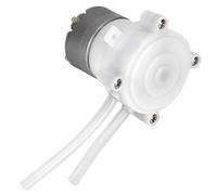 HUSHUI Mini Pompa Peristaltica DC 6V per il Dosaggio di Analisi Chimiche Plastica Tecnica Durevole a Basso Rumore per Laboratorio
