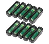 HUSHUI Mini Staffa di Livello da 10 Pezzi Ad Alta Precisione per Treppiedi per Fotocamera e Uso Esterno in Plastica Nera 4x1,5x1,5 Cm