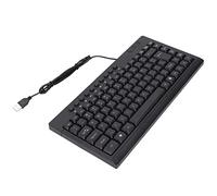 HUSHUI Mini Tastiera USB Cablata per Desktop da Ufficio Domestico con Design Compatto a 95 Tasti e funzionalità Plug and Play (Inglese)