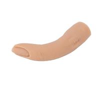 HUSHUI Modello di Dito per Esercitazione, Dito Professionale Pieghevole per Unghie Finte in Silicone con profondità Incorporata di 10 Mm e Supporto in Lega, per Salone di Agopuntura