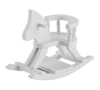 HUSHUI Modello di Mobili in Legno per Sedia a Dondolo Mini Cavallo per Casa delle Bambole per Accessorio per Casa Giocattolo in Scala 1:12