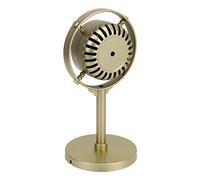 HUSHUI Modello di Scena per Microfono retrò Vintage Modello di Microfono Classico in Plastica Finta Prop per Fotografia di Scena (Oro)