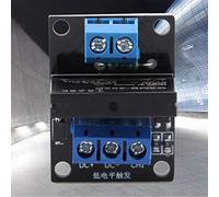 HUSHUI Modulo relè a Stato Solido a 1 Canale Actuator a Basso Livello 2A per Progetti di Controllo Industriale con Fusibile e Alta sensibilità (5 V)