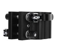 HUSHUI Morsetto Pieghevole Leggero e Durevole per Scooter Elettrico con Serratura Robusta per Serie ZERO 8X 10X 11X con Struttura in Lega di Alluminio (Nera)