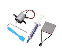 HUSHUI Motore della Ventola del Camino, Sostituzione del Generatore Termoelettrico in Lega di Alluminio per la Riparazione della Ventola della Stufa, con Bobina in Ottone a Basso