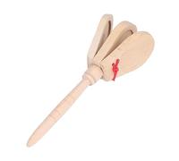HUSHUI Nacchere Giocattoli Musicali Educativi Dal Suono Morbido per Bambini Materiale in Legno Sicuro Portatile per Famiglie