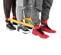 HUSHUI Nastro da Gioco di Squadra da 2 Pezzi con Cintura Elastica per attività di Allenamento di Squadra All'aperto, Oggetti di Fissaggio Portatili e Durevoli (Versione normale per 3 persone)