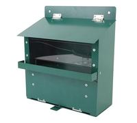 HUSHUI NAVERATORE DI SCAGLIORE Ironico con Piastra Acrilica Trasparente, Scatola da Alimentazione da Giardino per Esterni, Tavolo da Picnic per Animali