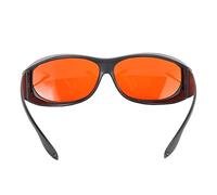 HUSHUI Occhiali 532 Nm Occhiali Protettivi Verdi UV per Operatori e Saldatori, densità Ottica OD4+ OD6+ con 30% VLT