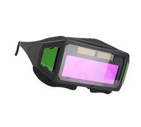HUSHUI Occhiali per Saldatura con Oscuramento Automatico, Leggeri, Ad Energia Solare, Resistenti Ai Raggi UV, per Saldatura a Gas MIG TIG, 1 Paio