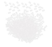 HUSHUI Orecchini in Silicone Trasparente da 500 Pezzi con Comodo Tappo per le Orecchie per gli Amanti degli Orecchini Fai-da-te