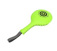 HUSHUI Paletta per Bersaglio da Boxe Resistente boxing Strikeing Pad per Allenamento di Arti Marziali Realizzato in PU EVA - 1 unità (Verde fluorescente)