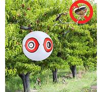 HUSHUI Palloncino Gonfiabile Terror per Spaventare gli Uccelli Occhi da Predatore per un Efficace Repellente per Uccelli Nei Frutteti 1 unità (Bianca)