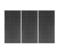 HUSHUI Pannelli Parete con Pannelli Forati in Metallo, Robusto Organizer Modulare per Strumenti con Pannelli con Picchetti con Binari Ganci Ripiani Banchi Lavoro, per Deposito Garage