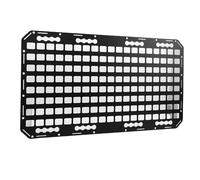 HUSHUI Pannello Molle per Pianale di Camion, Pannello Portaoggetti in Alluminio con Binario a L per Appendere Strumenti, di Rack per Pannelli Molle 17x30x0,08 Pollici per Berline SUV