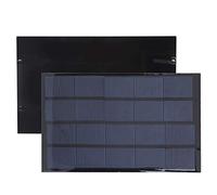 HUSHUI Pannello Solare Epossidico 2 Pezzi Mini Scheda di Alimentazione Efficiente per Giocattoli Solari Fai da Te Polisilicio 142 X 88 Mm