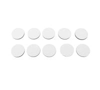 HUSHUI Pastiglie Anti Schiuma di Vibrazione, Cuscinetti di Isolamento per Altoparlanti 50mm X 3mm, Piedi in Schiuma EVA Antiurto con Adesivo per Lettore CD Subwoofer Soundbar