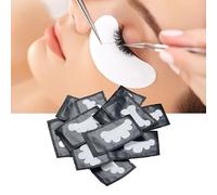 HUSHUI Patch per Extension Ciglia 50 Pezzi per Isolamento degli Occhi e Innesto con Cuscinetti in Tessuto Non Tessuto a Forma di Petalo, Perfetti per Tutte le Forme di Occhi (Nero)
