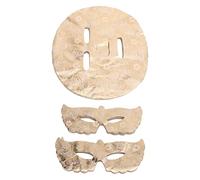 HUSHUI Patch per per la Pelle del Viso e degli Occhi Fai-te, Impacco Umido in Seta a Rete Morbida per Uso Domestico e in Salone, 50 Maschere per il Viso e 100 per gli Occhi