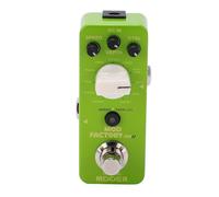 HUSHUI Pedale Effetti Guscio in Metallo Personalizzato Regolabile 11 Effetti per Musicisti Compatto Verde