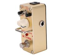 HUSHUI Pedale per Chitarra Folk Analogico Pedale Effetto Metallo Giallo con True Bypass per Palco e Registrazione