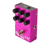 HUSHUI Pedale per Effetti per Chitarra Elettrica con Funzionamento Semplice e Stile Vintage per Chitarristi di Tutti i Livelli - Lega di Alluminio (AN 31 Viola)