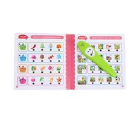 HUSHUI Penna da Lettura a Punti per Bambini con Design Sicuro e Non Tossico per L'apprendimento Precoce della Logica Inglese e della Cognizione degli Animali 9,4x1,2x9,9 Pollici (Penna per