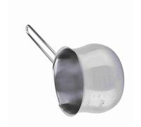 HUSHUI Pentola per Latte in Acciaio Inossidabile Pentola per Sciogliere Burro e Cioccolato da 800 Ml Durevole e Facile da Impugnare per Cuocere Al Forno in Acciaio Inossidabile 304