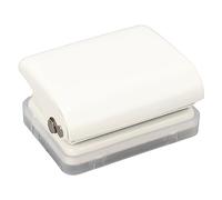 HUSHUI Perforatrice a 3 Fori Perforatrice Portatile Durevole per Carta B5 A5 A6 A7 A4, Manuale per Fogli Sfusi con capacità di 5 Fogli