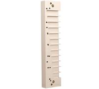 HUSHUI Pettine per Armonica per Scala Cromatica 270D a 12 Fori con Superficie Smerigliata Fine, Lega di Alluminio Leggera, Facile Manutenzione (Oro)